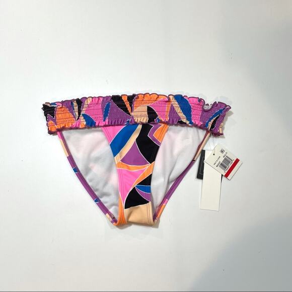 Salt+Cove Kaleidescope Smocked Bikini Swim Bottom - Picture 5 of 8